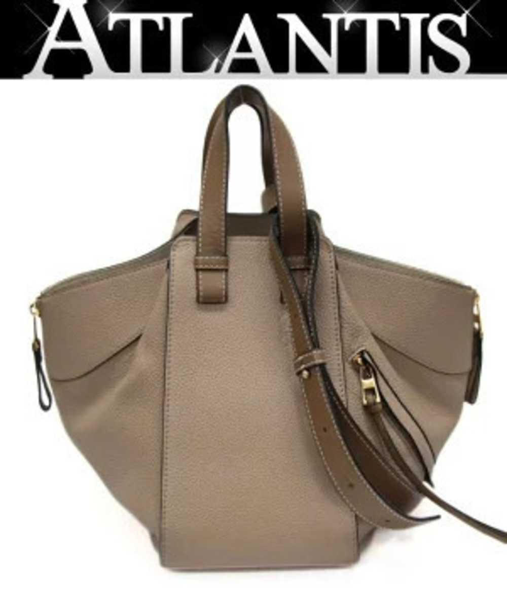 Loewe Hammock Bag Leather Beige Cream